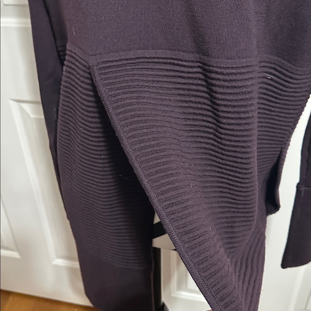 Lululemon Purple Merino Wool Open Front Cardigan Sweater - Picture 6 of 7